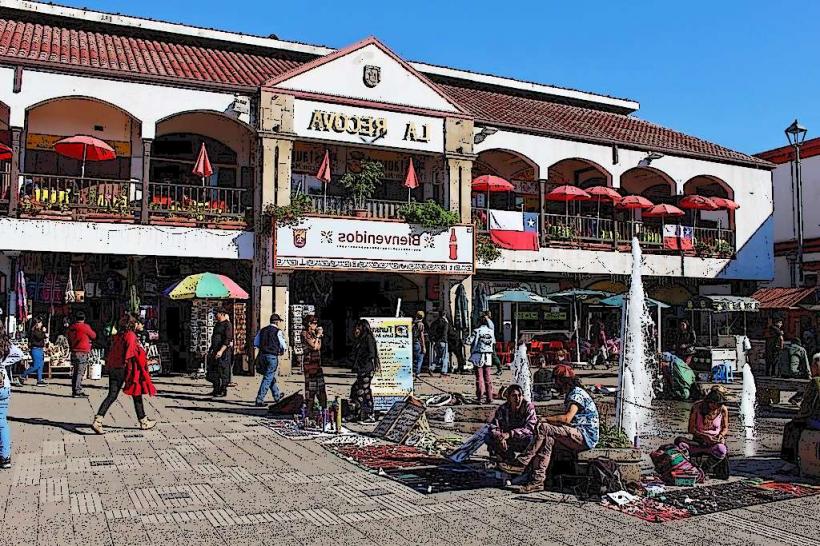 la Recova историческият пазар на La Serena и културен скъпоценен