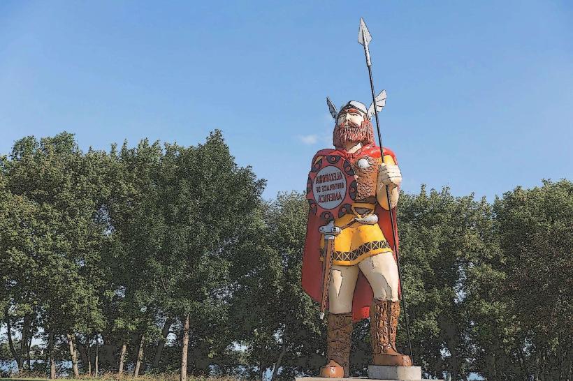 Big Ole Viking Statue