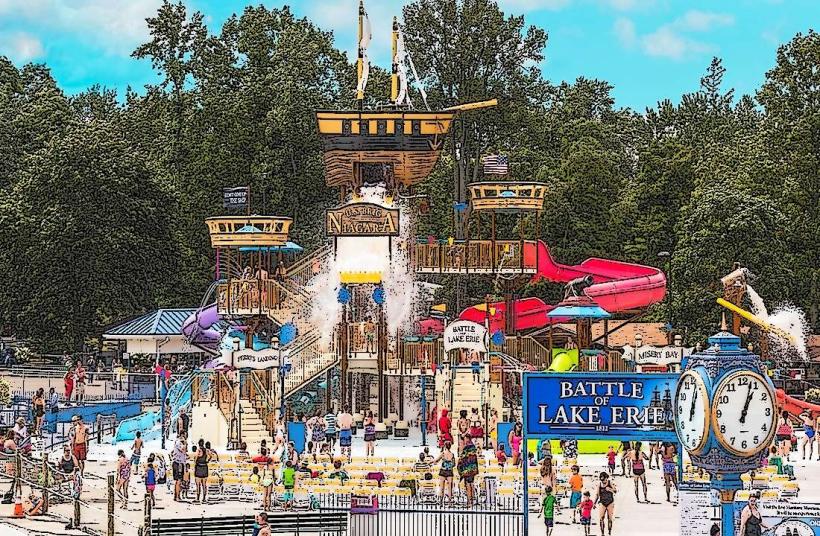 Waldameer Park amp ​​Water World е исторически и популярен развлечение