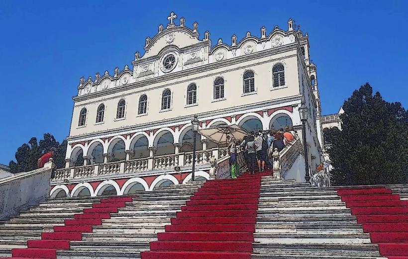 Tinos Church of Panagia Evangelistria