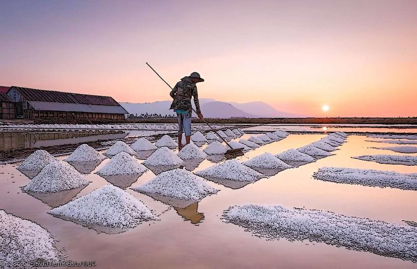 Salt Fields of Kep