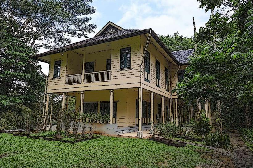 Agnes Keith House е историческа забележителност в Sandakan Sabah Малайзия