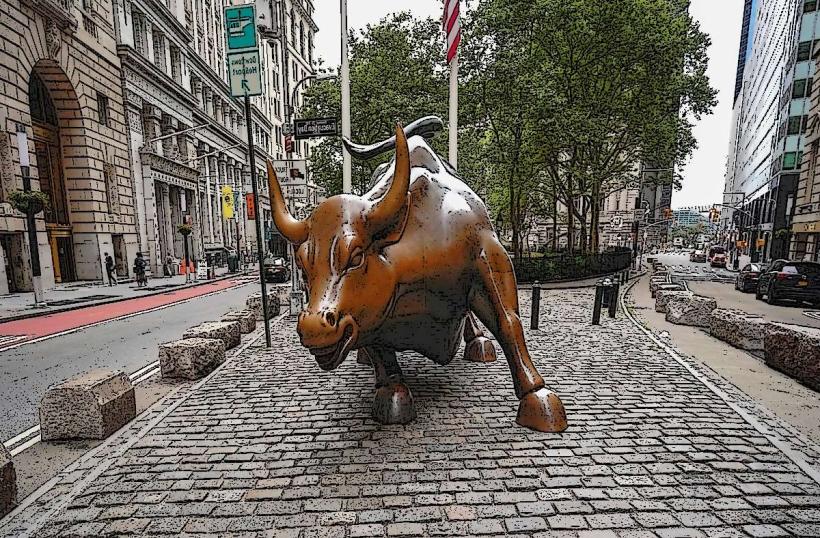 Зарядът бик често просто наричан Wall Street Bull е известна