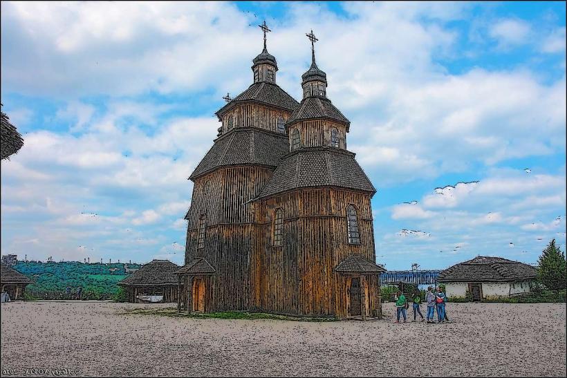 Музей на историята на Запорижжката Местоположение Музеят е разположен на