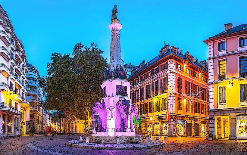 Chambery Place de la Fontaine