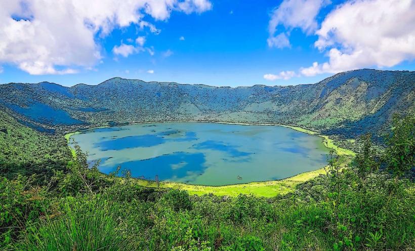 Empakaai Crater скрит скъпоценен камък в зоната за опазване на