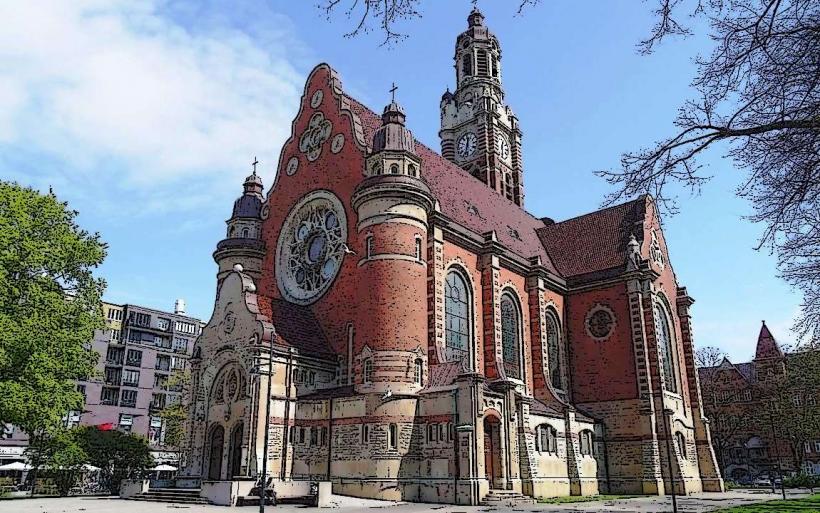 St.-Johannes-Kirche (Sankt Johannes kyrka)