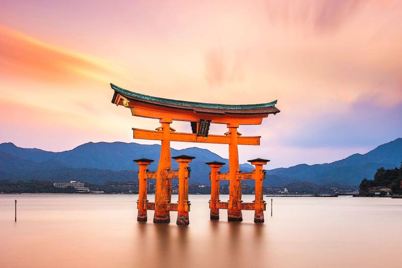 Der Itsukushima -Schrein (Miyajima)