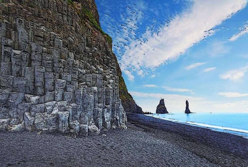 Reynisfjara-Strand