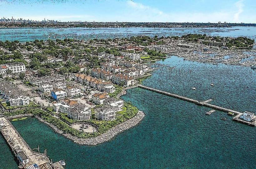 City Island разположен в североизточната част на Бронкс Ню Йорк