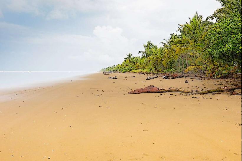 Playa Las Lajas е един от най красивите и спокойни