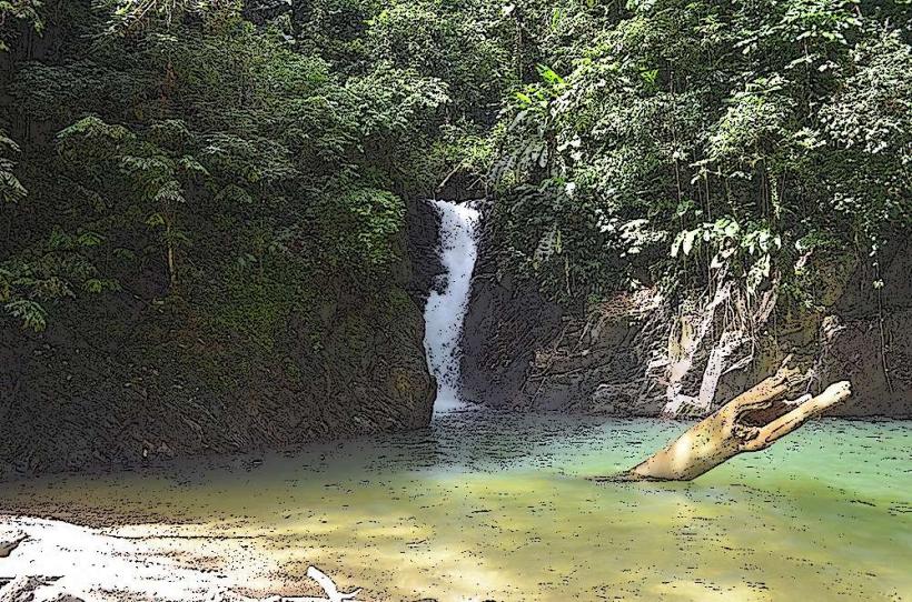 Водопадът Пария