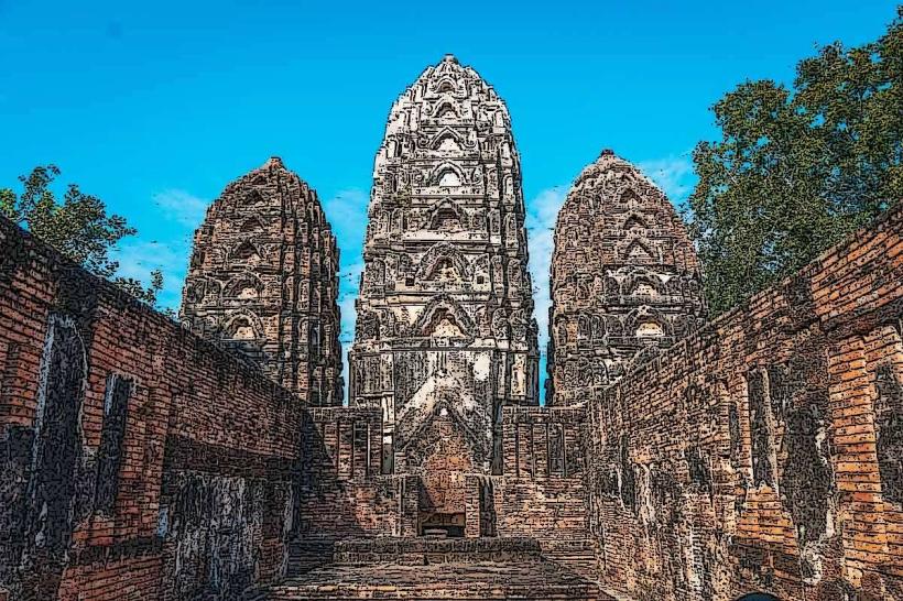 Историческият парк Sukhothai