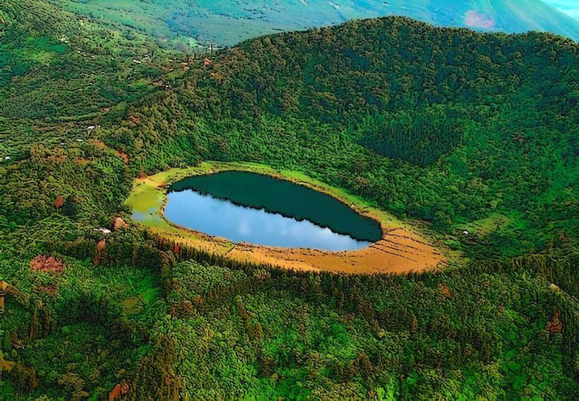 Laguna verde de apaneca