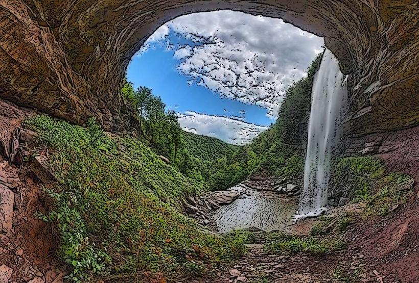 Kaaterskill Falls е една от най емблематичните и исторически богати