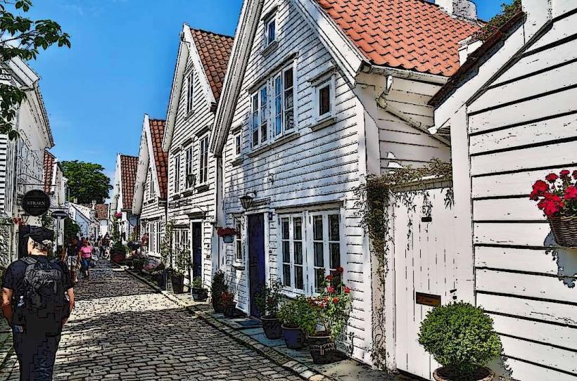 Старият град (Gamle Stavanger)