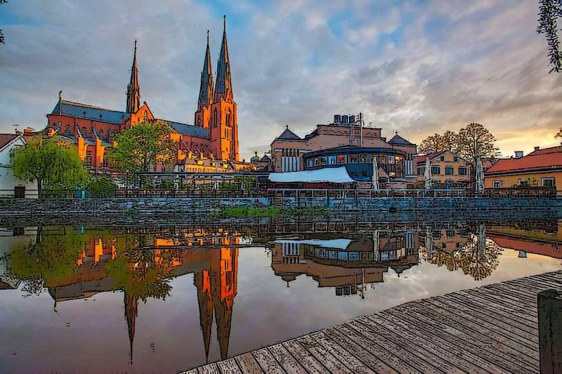 Катедралата в Упсала (Uppsala Domkyrka)