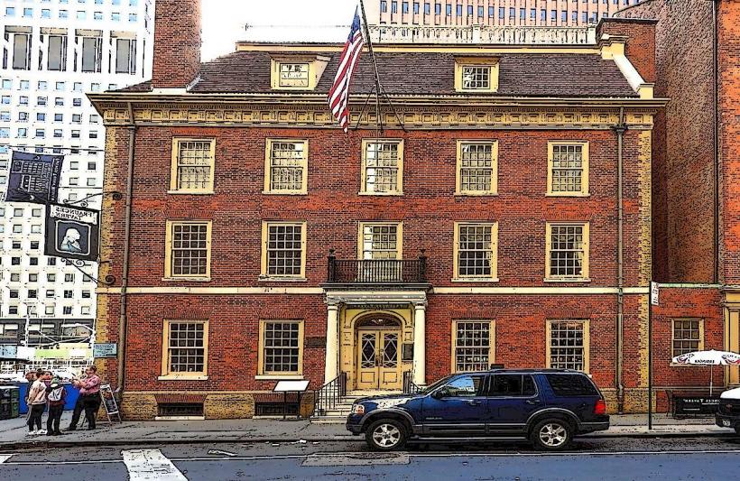 Fraunces Tavern е една от най емблематичните исторически забележителности на