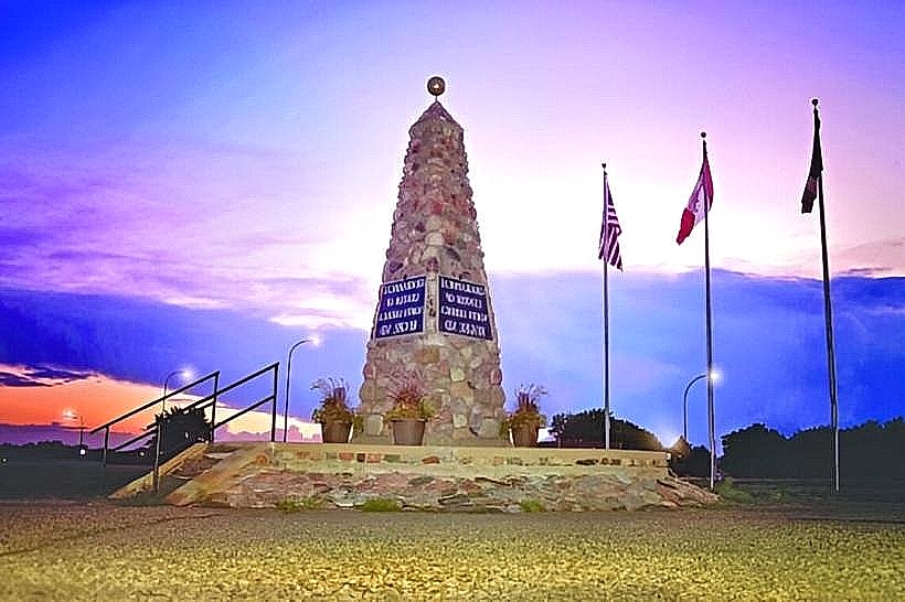 Geographical Center of North America Monument