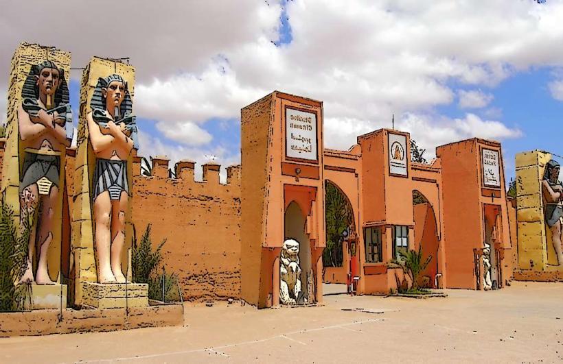 Atlas Studios се намира в ouarzazate Мароко и е известен