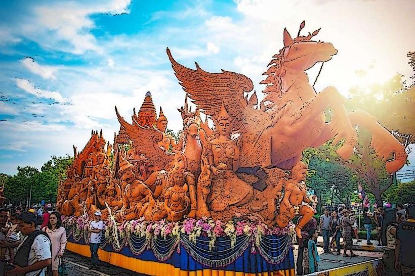 Festival de velas Ubon Ratchathani