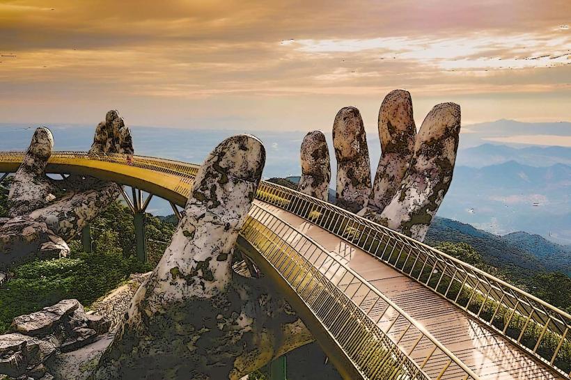 Golden Bridge (Hands Bridge)