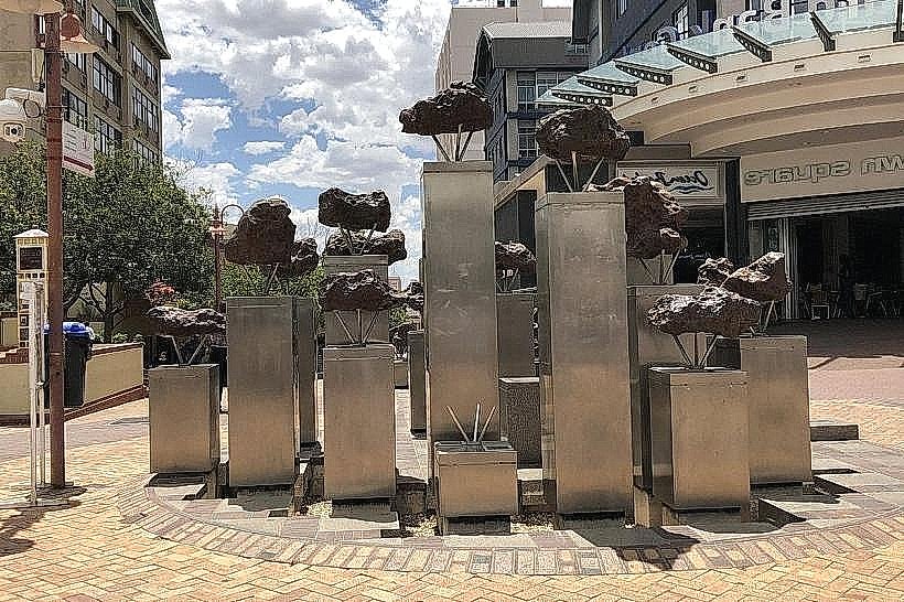 Gibeon Meteorite Fountain