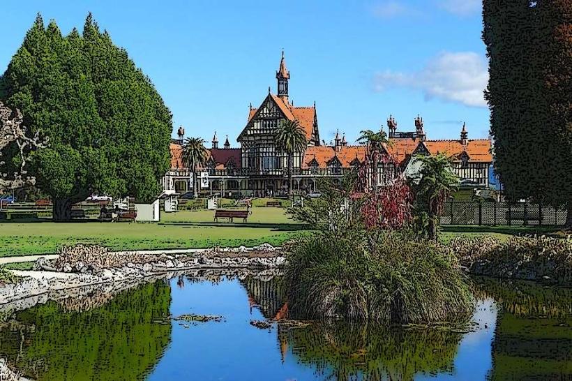 Rotorua Gobierno Jardines