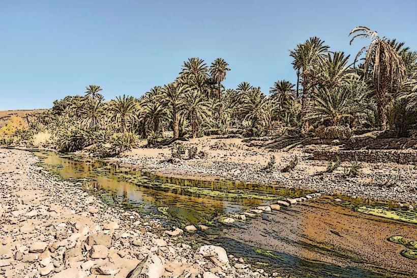 fint oasis е скрит скъпоценен камък разположен приблизително 15 километра