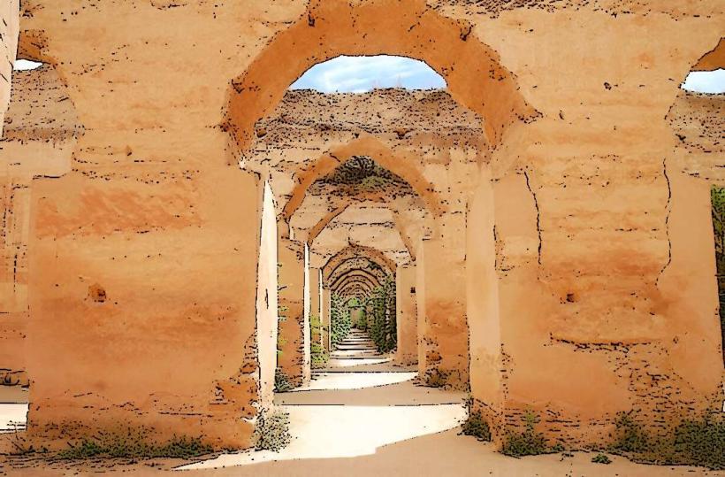 Heri Es-Souani-Ställe (Meknes Royal Stables)