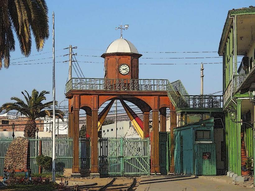 Железопътният музей на Такна Museo Ferroviario de Tacna е завладяваща