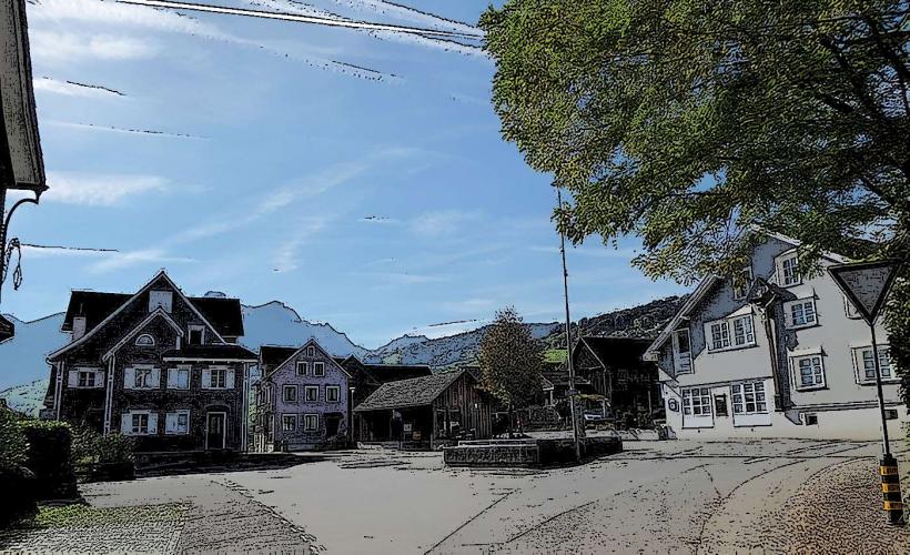 Planken Village Square