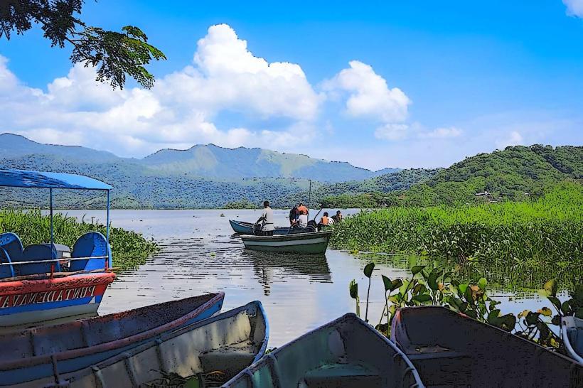 La laguna de olomega