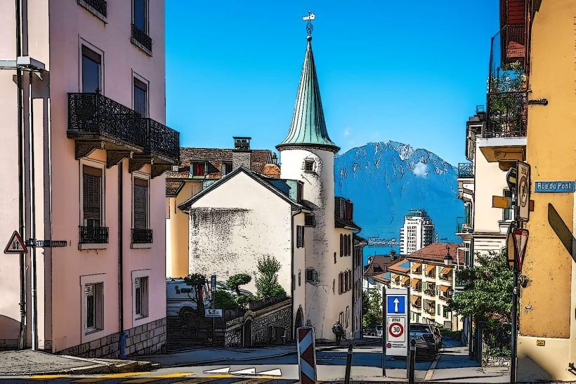 Altstadt von Montreux