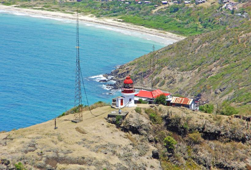 moule à chique kthouse живописна забележителност в Saint Lucia moule