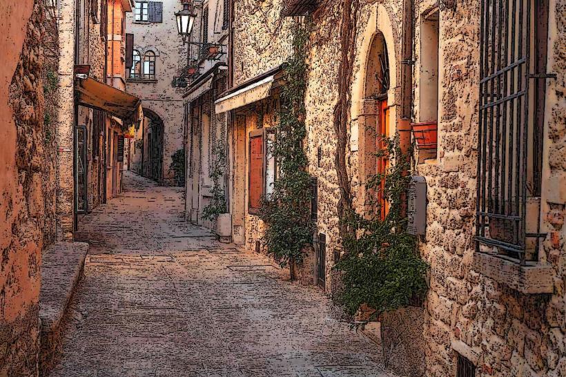 Callejuelas históricas de Borgo