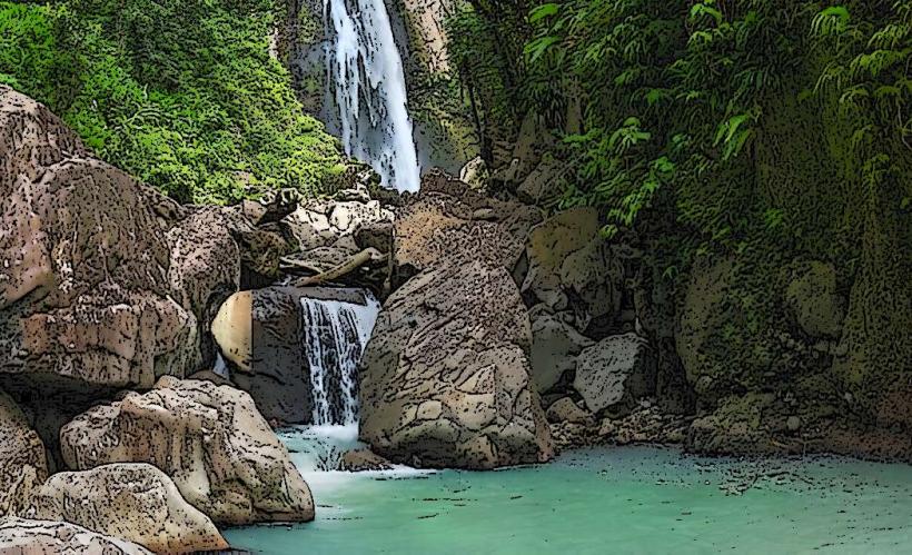 Shark River Waterfall