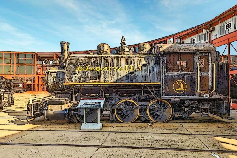 Тук е подробен преглед на Национален исторически сайт на Steamtown