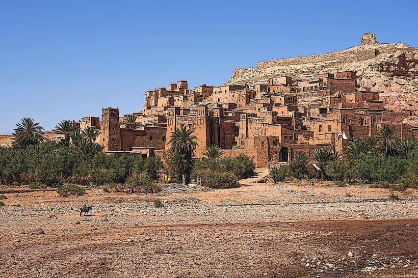aït benhaddou е един от най емблематичните и визуално зашеметяващи