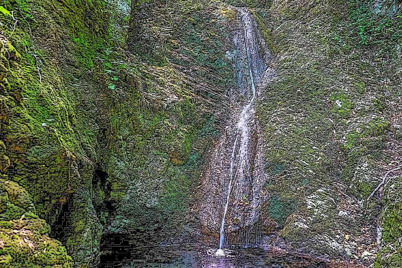 Serravalle Waterfall