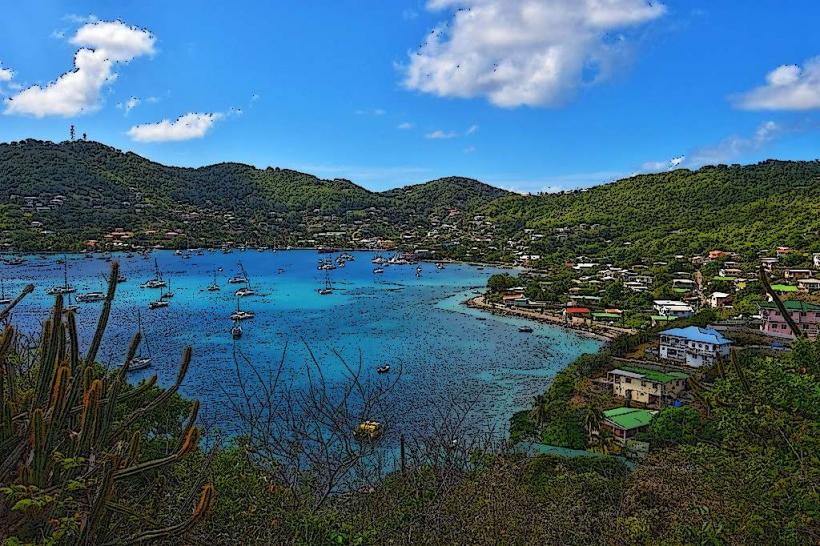 Mount Pleasant живописна гледна точка в Bequia Общ преглед Местоположение