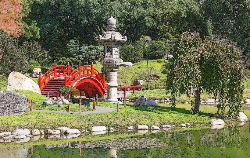 Jardín Japonés японска градина в Buenos Aires е една от