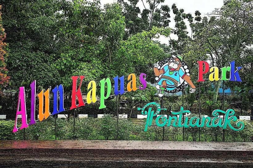 Taman alun kapuas