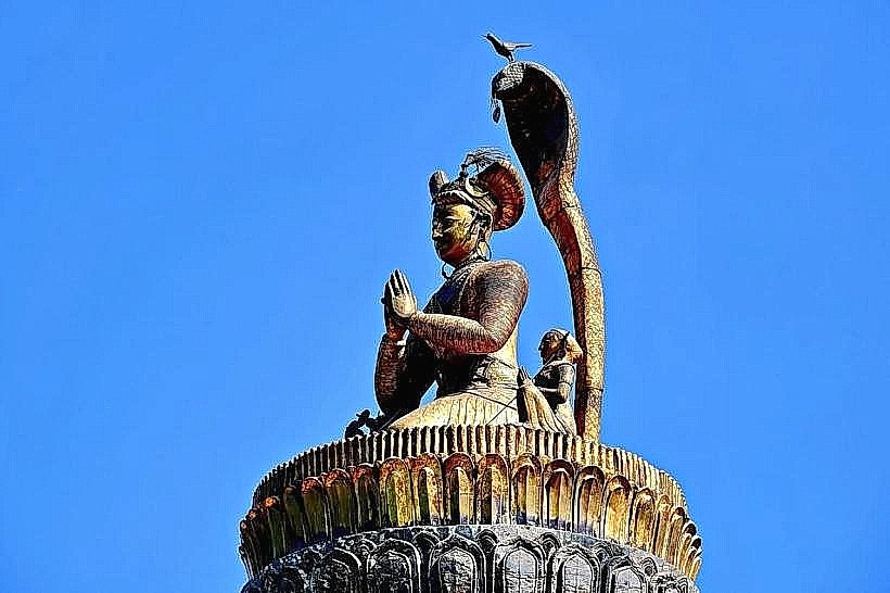 Yoga Narendra Malla Statue