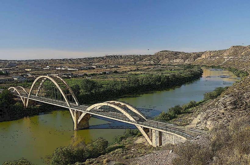 Ebro River and Bridges