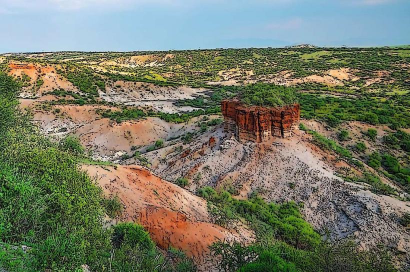 olduvai дефиле люлката на човечеството olduvai дефиле разположена в северната