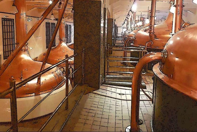 Резервоар за бира Pilsner Urquell