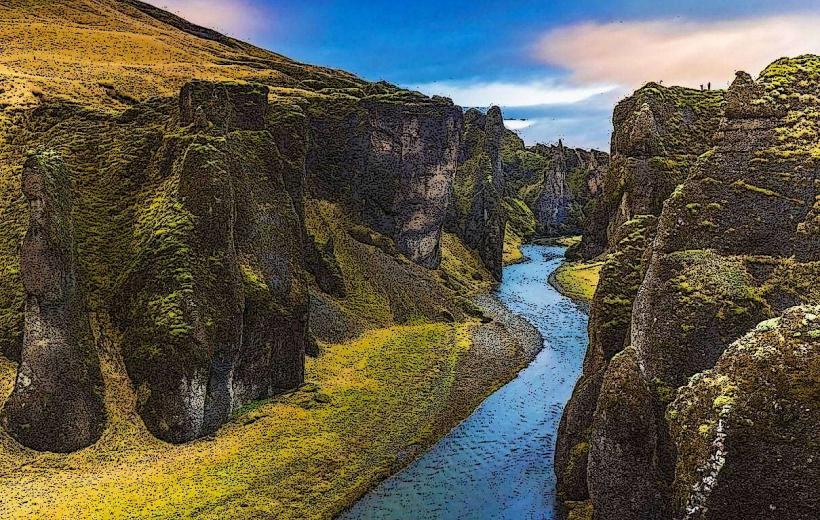 Canyon de Fjaðrárgljúfur