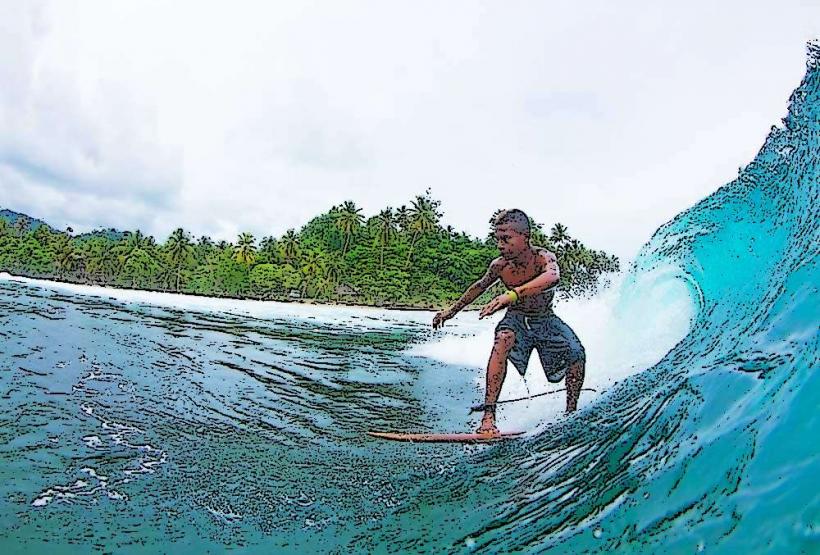 Surfen in Vanimo