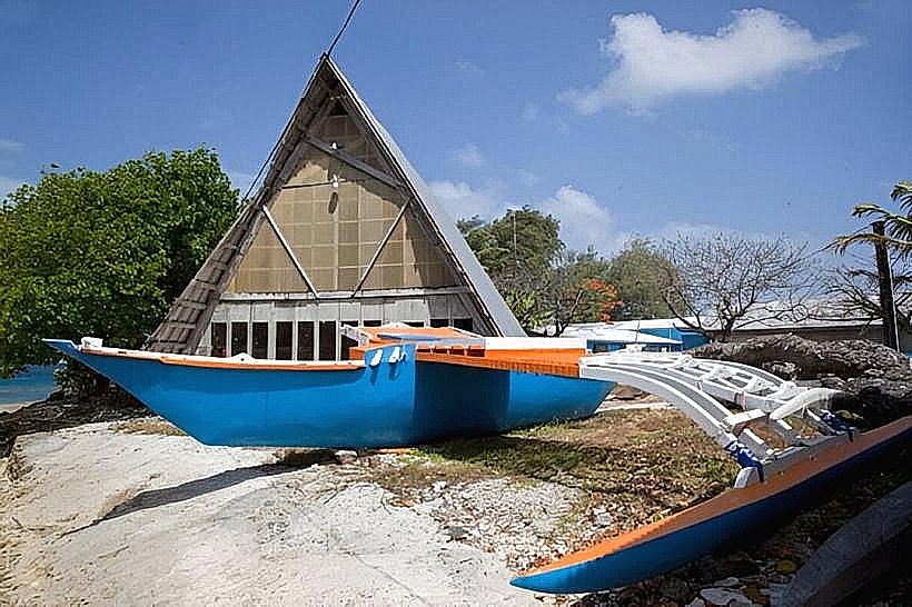 Jaluit Traditional Canoe Houses